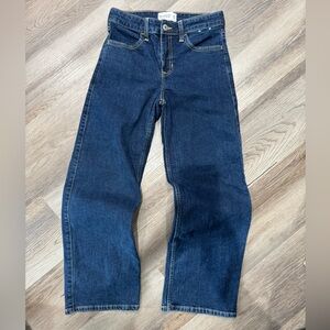 Abercrombie kids high rise wide leg jeans NEW